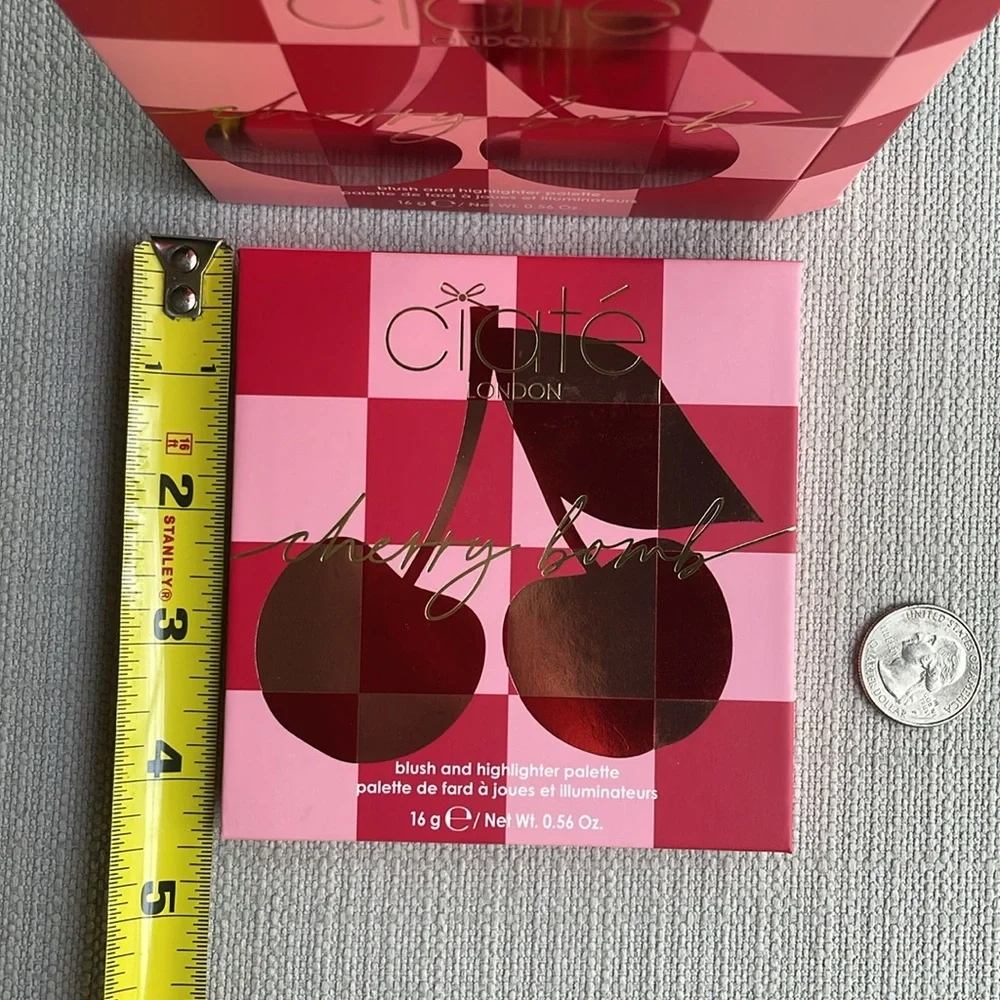 Ciaté London Cherry Bomb Blush and Highlighter Palette